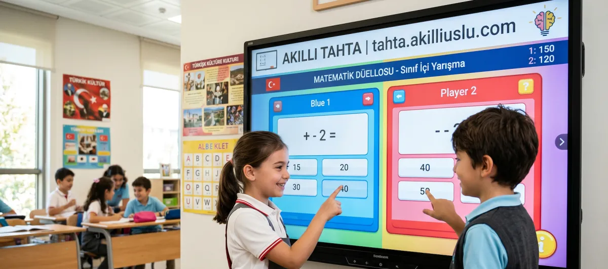 Sınıflarda Yeni Dönem: Eğitici Akıllı Tahta Oyunları Platformu "tahta.akilliuslu.com" Yayınlandı!