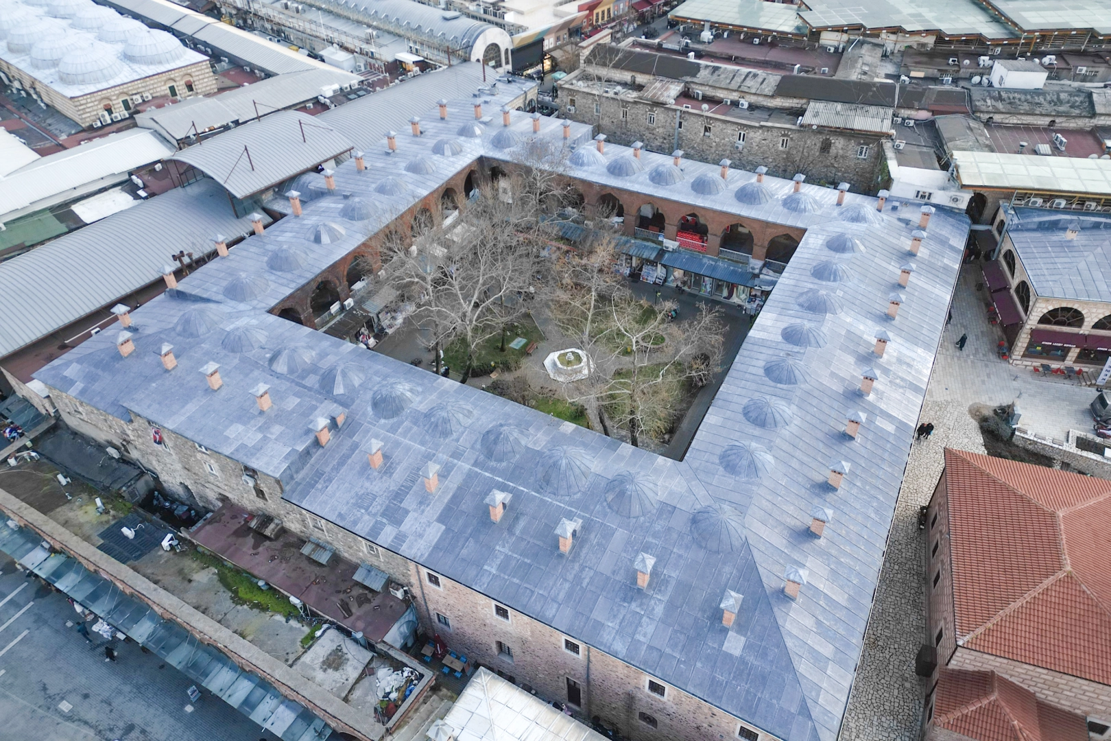 Bursa'da Tarihi İpek Han eski ihtişamına kavuşuyor