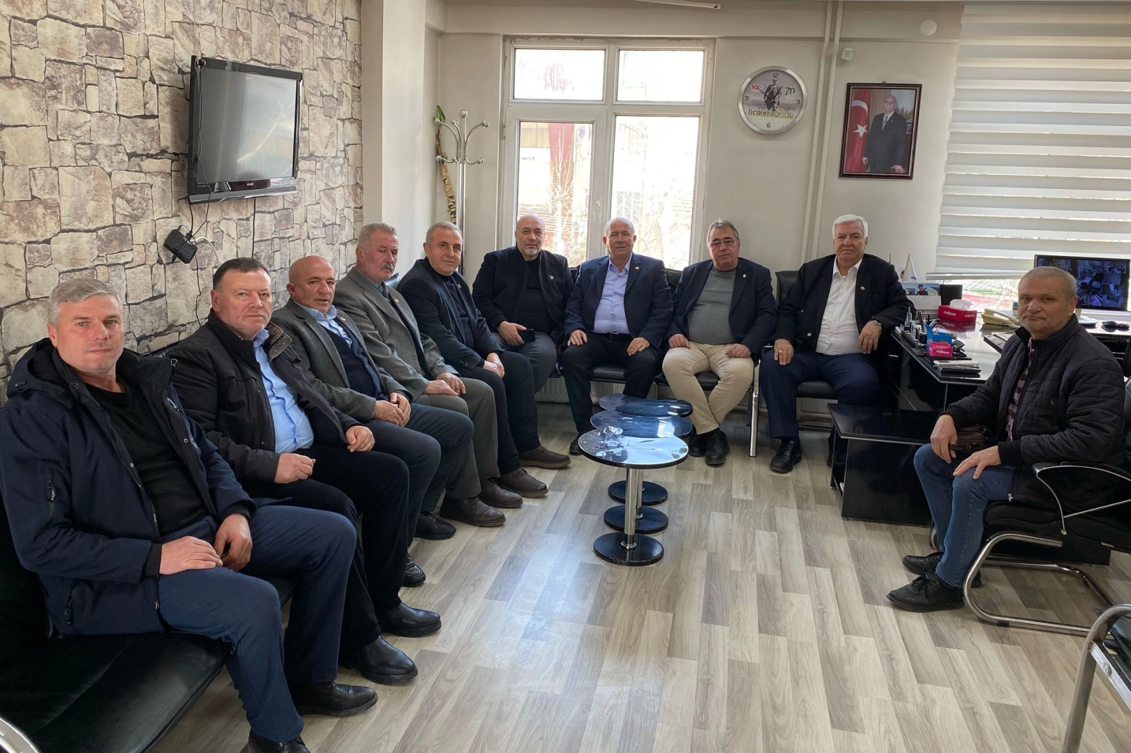 Keşan'da esnaf başkanlarından Ziraat Odası'na ziyaret