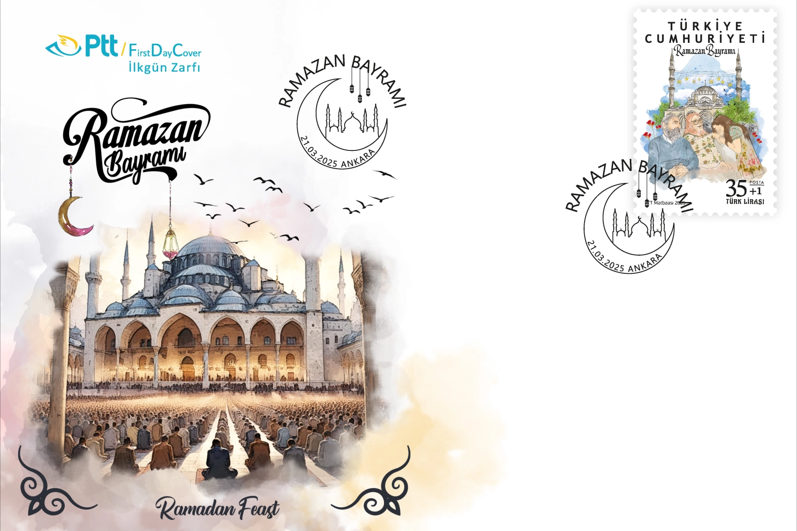 PTT'de bu kez tema 'Ramazan Bayramı'