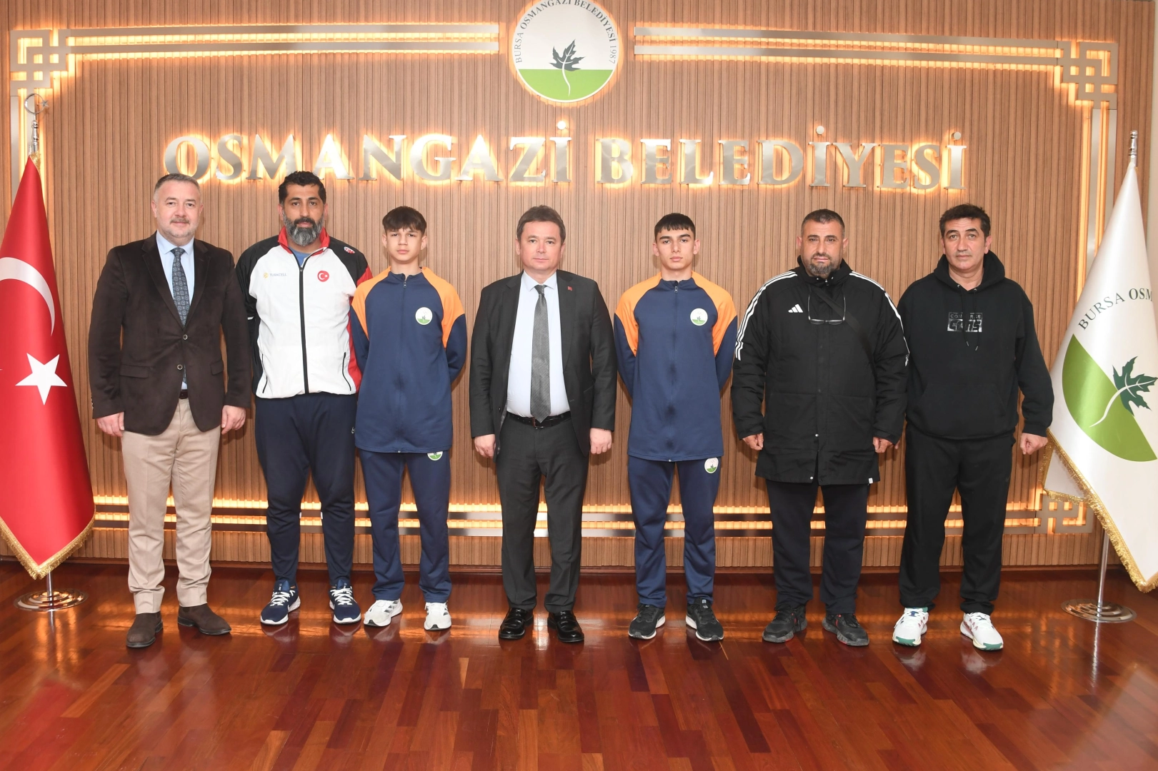 Milli sporcular Osmangazi'den Dünya Şampiyonası’na uğurlandı