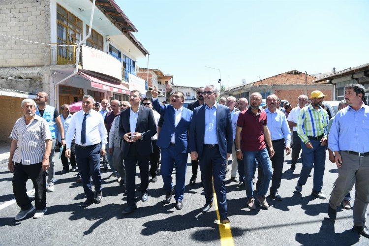 MALATYA (İGFA) - İnceleme gezisine Darende Belediye Başkanı İsa Özkan,