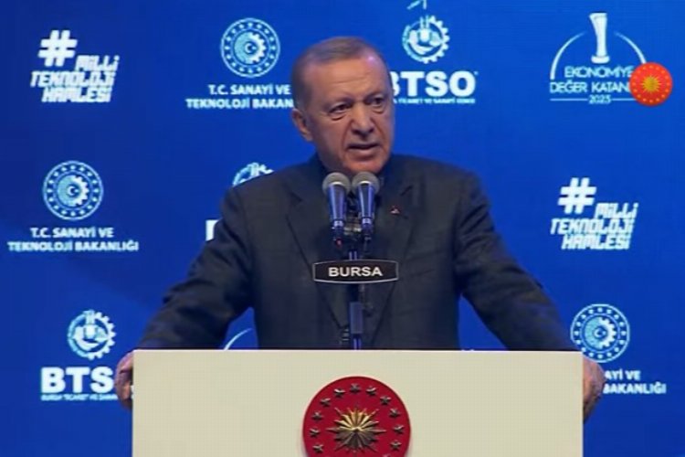 BTSO Ödül Töreni’nde işadamlarına seslenen Cumhurbaşkanı Recep Tayyip Erdoğan, “Ülkemiz