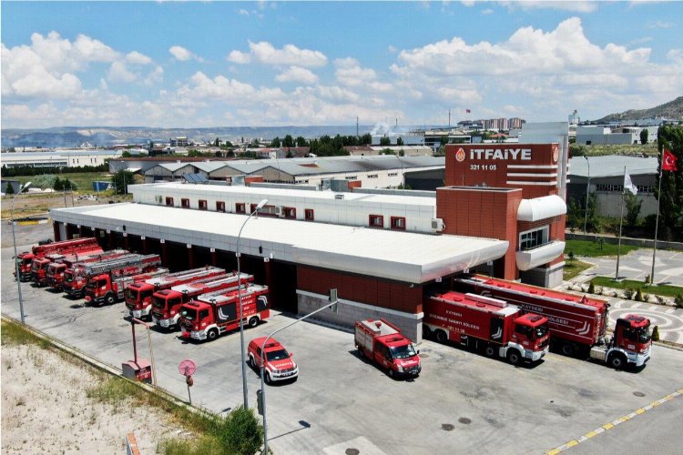 Kayseri OSB Başkanı Mehmet Yalçın, Kayseri Organize Sanayi Bölgesi İtfaiyesi’nin