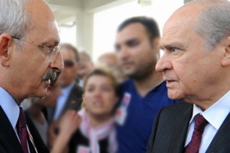 CHP Genel Başkanı Kemal Kılıçdaroğlu, MHP Genel Başkanı Devlet Bahçeli’ye