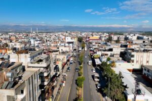 Mersin Büyükşehir Belediyesi’nin Akdeniz ilçesine bağlı Abdi İpekçi Caddesi’nde tamamladığı