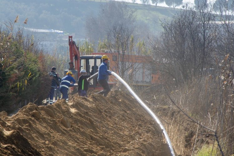 İZSU Genel Müdürlüğü, Ödemiş’in İlkkurşun Mahallesi’ndeki içme suyu şebeke hattını