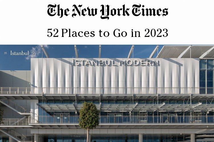 The New York Times gazetesi, web sitesinde yer alan “2023’te