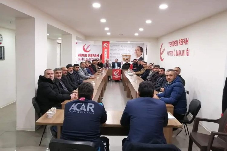 Yeniden Refah Partisi Kayseri İl Başkanlığı seçim çalışmalarını yönetecek olan