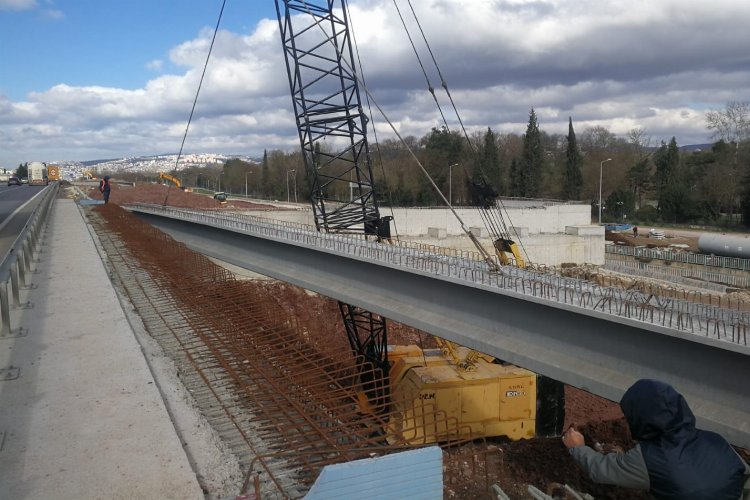 Kocaeli’de Köseköy Koridoru Alikahya Stadyum bağlantı yolunda kuzey yan yol