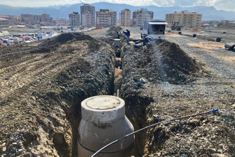 Kocaeli Büyükşehir Belediyesi İSU Genel Müdürlüğü, Hatay’da yaptığı çalışmalarla şehrin