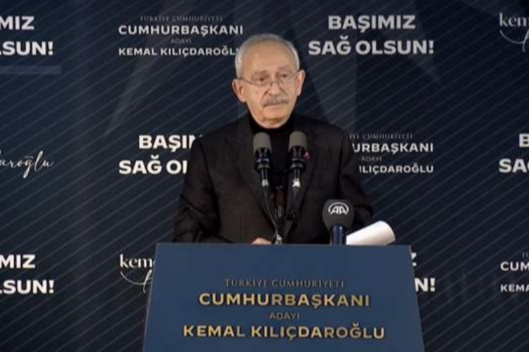 Millet İttifakı’nın Cumhurbaşkanı adayı ve CHP Genel Başkanı Kemal Kılıçdaroğlu,