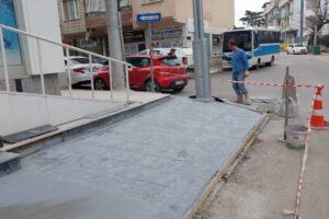 Kocaeli Büyükşehir Belediyesi tarafından Körfez Tütünçiftlik Adnan Kahveci Caddesi ve