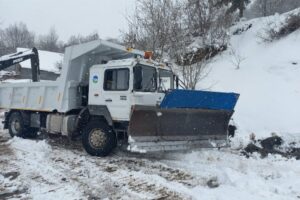 Büyükşehir Belediyesi, yaklaşık 2 gündür kırsal bölgelerde ve yüksek kesimlerde