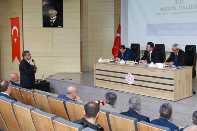 Bingöl Valiliği konferans salonunda gerçekleşen 2023 Yılı 2. Dönem İl