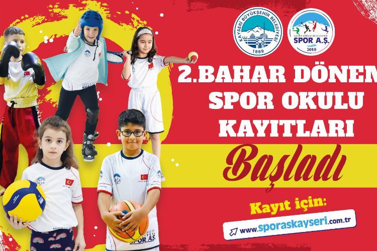 Kayseri Büyükşehir Belediyesi Spor A.Ş. 14 farklı branşta, 12 spor