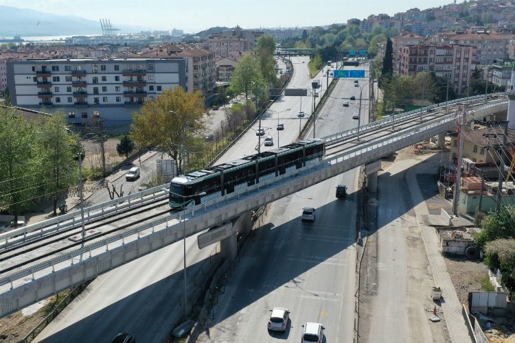 Kocaeli’de tramvayın Kuruçeşme durağı, bayram öncesinde seferlere başlamıştı. Bayram süresince