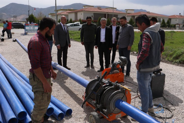 MASKİ Genel Müdür Yardımcısı Erman Aydınyer, Yunusemre ilçesine bağlı Muradiye