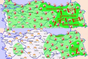 Ülkemiz genelinin parçalı ve çok bulutlu, tüm yurdun yerel sağanak