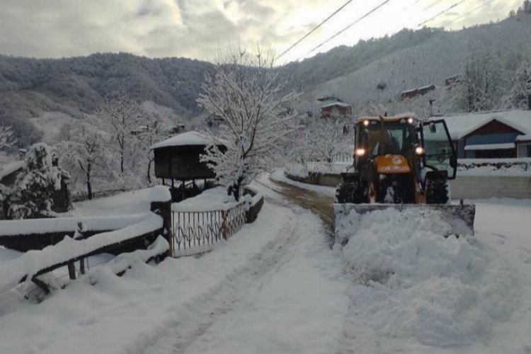 Ordu’da yaşanan kış mevsiminde 41 bin 100 kilometre yol ulaşıma