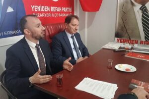 Yeniden Refah Partisi Bilecik Milletvekili adayları Bilecik’in Pazaryeri ilçesinde yapmış