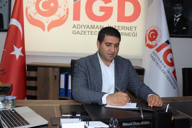 Adıyaman İnternet Gazetecileri Cemiyeti (İGC ) Başkanı Mehmet Cihan Akbilek,