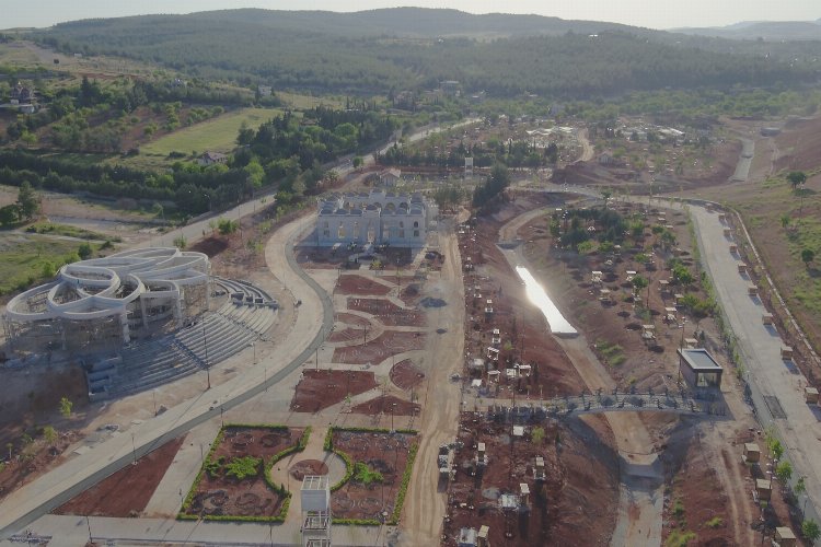 Gaziantep Büyükşehir Belediyesi tarafından yapımına devam edilen Vadi Alleben projesi,