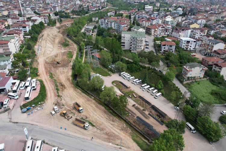 Kocaeli Büyükşehir Belediyesi tarafından Körfez Kaşkaldere (95 Evler) D-100 altı