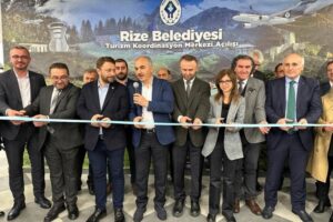 Rize Belediyesi Turizm Koordinasyon Merkezi’nin açılışını gerçekleştirdi. RİZE (İGFA)  – Çay