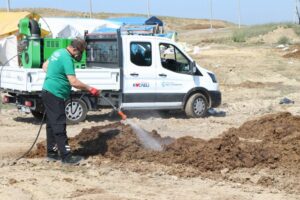 Kocaeli Büyükşehir Belediyesi 6 ilçede kurulan kurban çadırlarında periyodik olarak