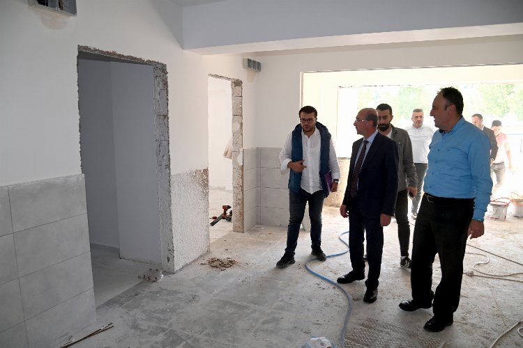 Yeni eğitim döneminde bitirilmesi planlanan okul inşaatında yüzde 80 tamamlanma