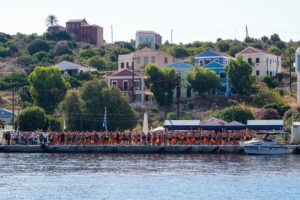 7 kilometre uzunluğundaki Uluslararası açık deniz yüzme yarışı Megisti Kaş