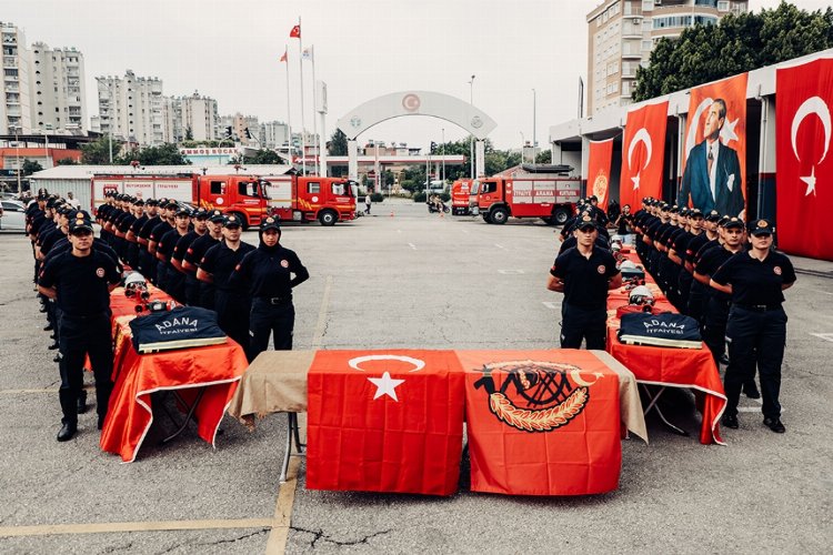 Adana Büyükşehir Belediyesi İtfaiye Daire Başkanlığı’na alınan 70 itfaiye eri