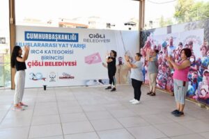 İzmir’de Çiğli Belediyesi, kadınların yaz ayları boyunca dilediği branşta spor