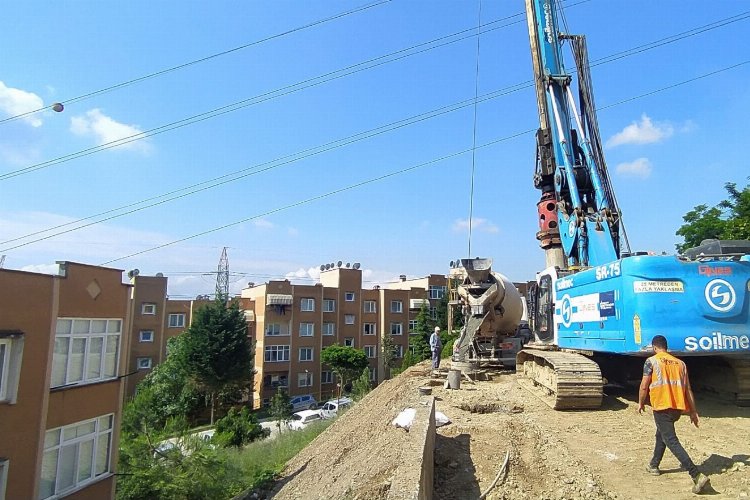 Kocaeli Büyükşehir Belediyesi, Yuvam Akarca’da heyelan meydana gelen bölgede 86