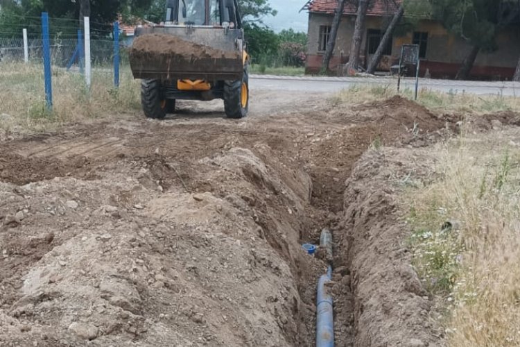 MASKİ Genel Müdürlüğü, Kırkağaç ilçesine bağlı Öveçli mahallesinde tarım arazisinden