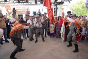 Milas Yörük Obaları Derneği Başkanı Erkan Turgut ve Ortaköy Muhtarı