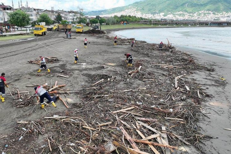 Ordu’da günlerdir etkili olan sağanak yağışlar sonucu ırmak ve derelerden