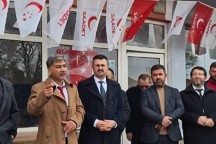 Saadet Partisi il başkanı ve yönetimi Saadet Partisi’nden aday adayı