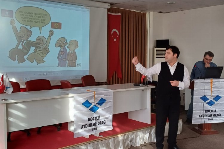 Kocaeli Aydınlar Ocağı, dünyaca ünlü İzmitli Karikatürist Murat Yılmaz’ı konuk