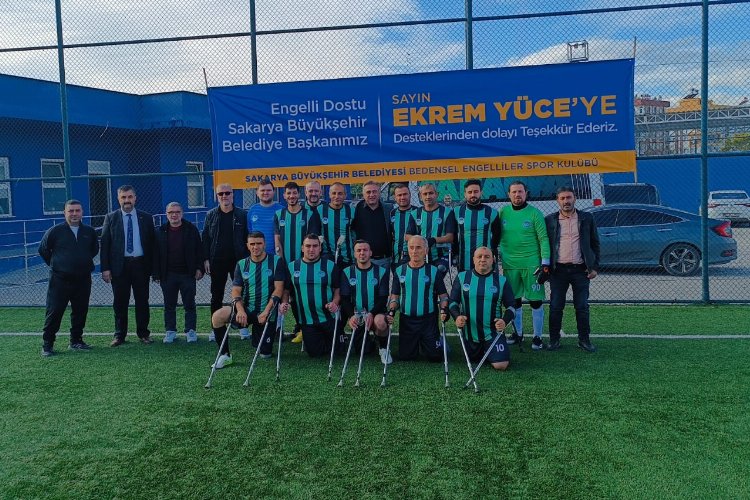 Sakarya Büyükşehir Belediyesi Bedensel Engelliler Futbol Takımı, ilk maçında Antalya