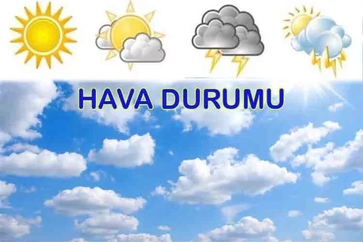 Meteoroloji Genel Müdürlüğü tarafından yapılan son tahminlere göre önümüzdeki 24