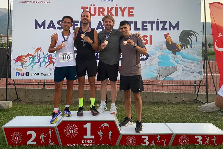 Denizli’de 6-7 Temmuz tarihlerinde düzenlenen Türkiye Masterler Atletizm Şampiyonası’mna katılan