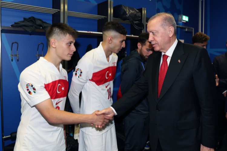 Cumhurbaşkanı Recep Tayyip Erdoğan, 2024 Avrupa Şampiyonası (EURO 2024) çeyrek