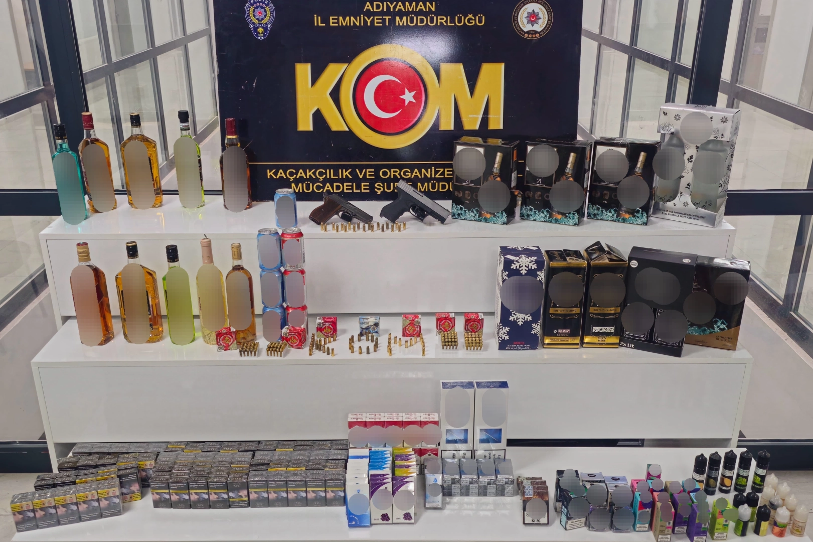 Adıyaman İl Emniyet Müdürlüğü Kaçakçılık ve Organize Suçlarla Mücadele Şube