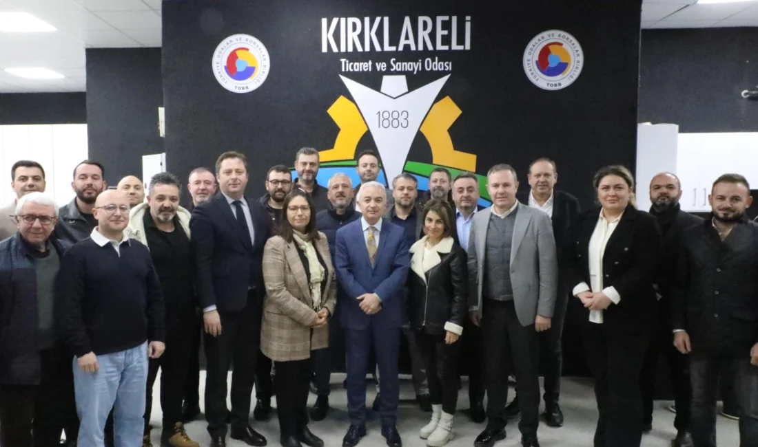 Kırklareli Ticaret ve Sanayi Odası’na (Kırklareli TSO) iade-i ziyarette bulunan