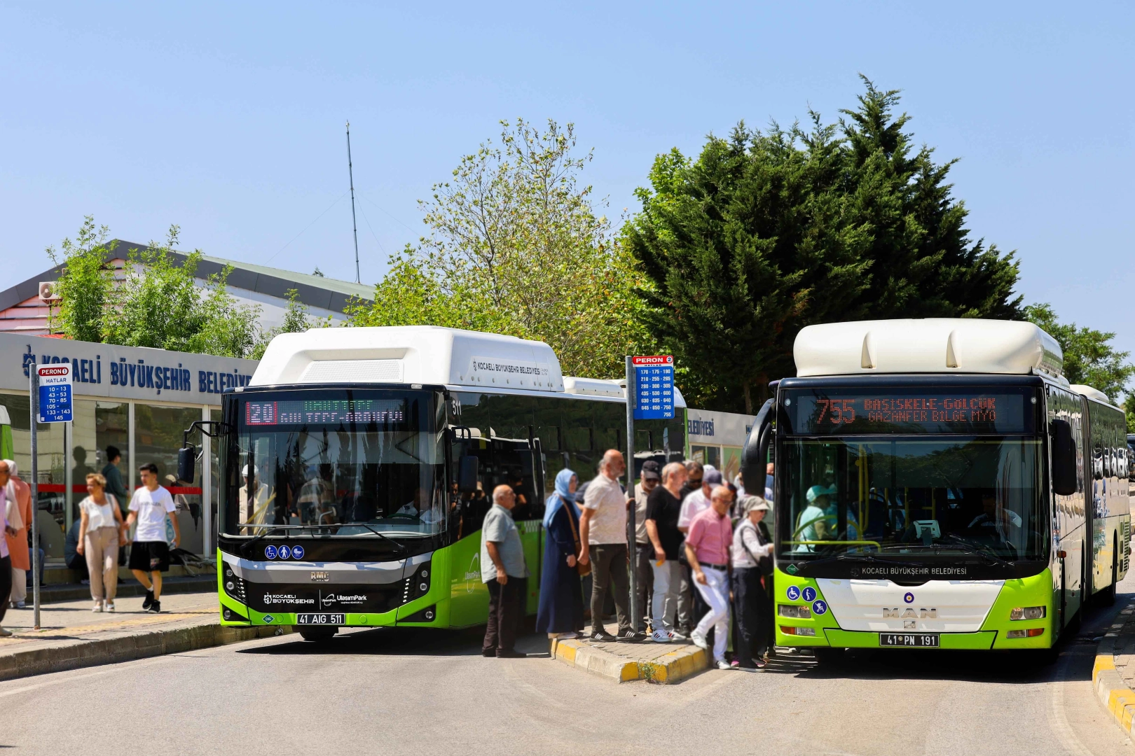 Kocaeli Büyükşehir Belediyesi’nin otobüsleri 2024 yılında 51 milyon 723 bin