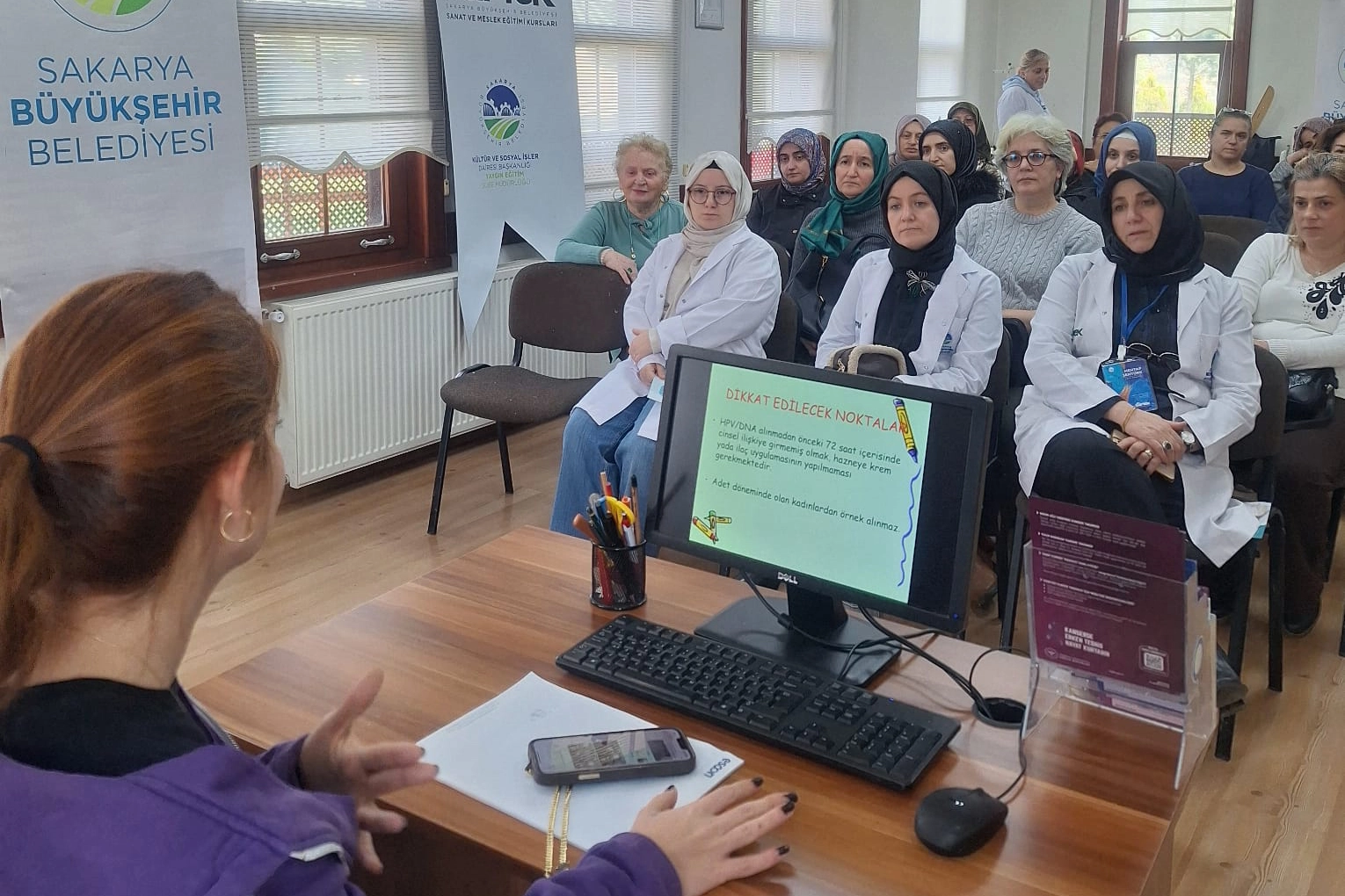 Sakarya Büyükşehir Belediyesi “Rahim Ağzı (Serviks) Kanseri Farkındalık Ayı”kapsamında Karaman