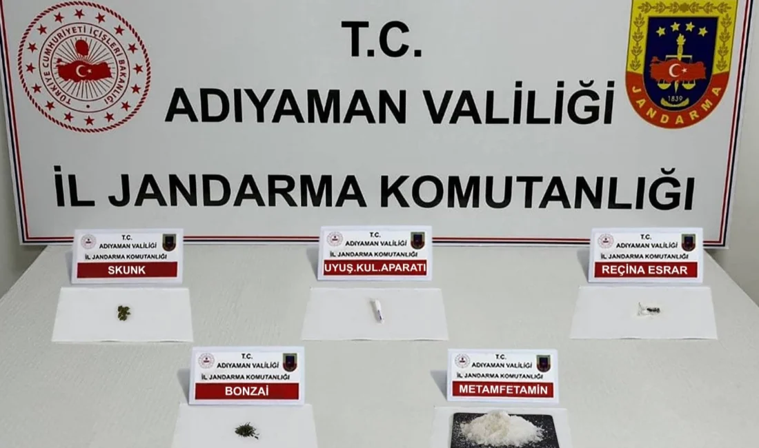 Adıyaman İl Jandarma Komutanlığ tarafından uyuşturucu satıcı ve kullanıcılarına yönelik