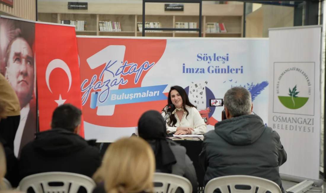 Bursa Osmangazi Belediyesi’nin düzenlediği ‘1 kitap 1 yazar’ buluşmasına konuk